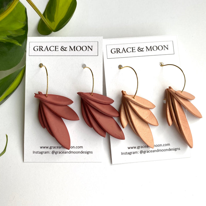 Fringe Hoops - Grace & Moon