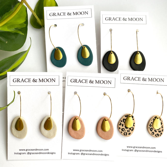 Maddy Hoops - Grace & Moon