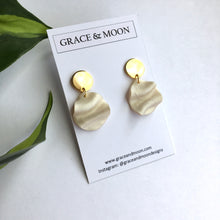 Load image into Gallery viewer, Pearl Ripple Drops - Grace &amp; Moon
