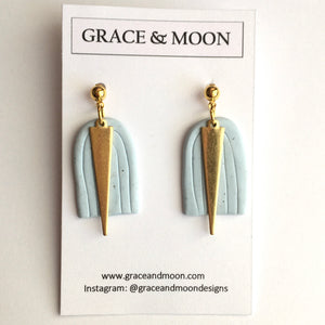 Spiked Arch - Soft Sky Blue - Grace & Moon