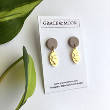 Load image into Gallery viewer, 18k Gold Plated Face Drops - Grace &amp; Moon
