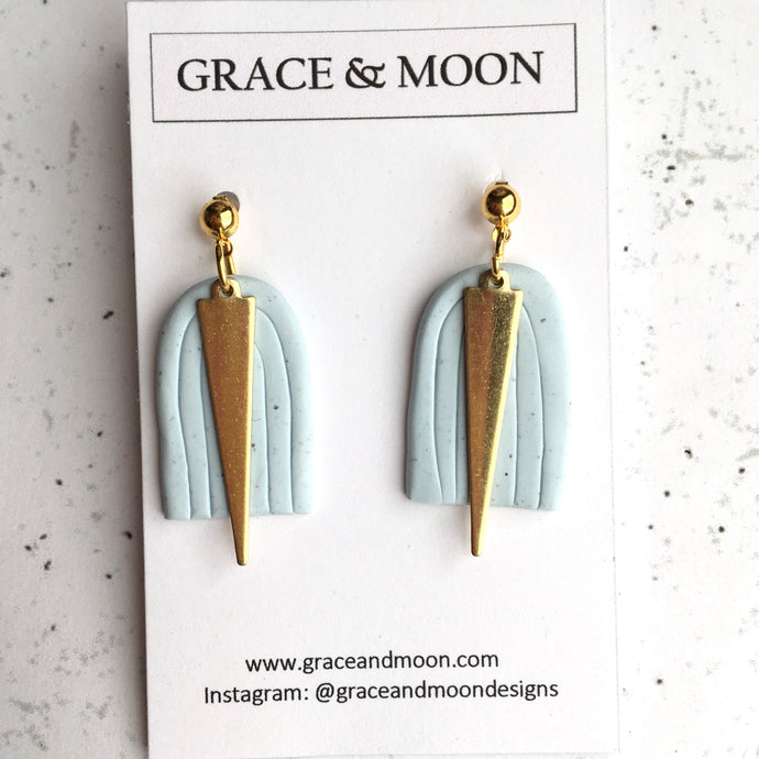 Spiked Arch - Soft Sky Blue - Grace & Moon