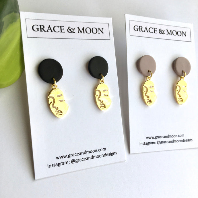 18k Gold Plated Face Drops - Grace & Moon