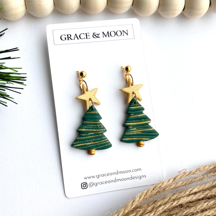 Christmas Trees (Gold and Green)